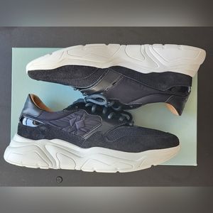 Koio Men's Avalanche Sneaker in Black/White, 42 (US 9) NEW!! w/ Box/Dust Bag